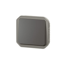 Poussoir NO composable Anthracite Plexo