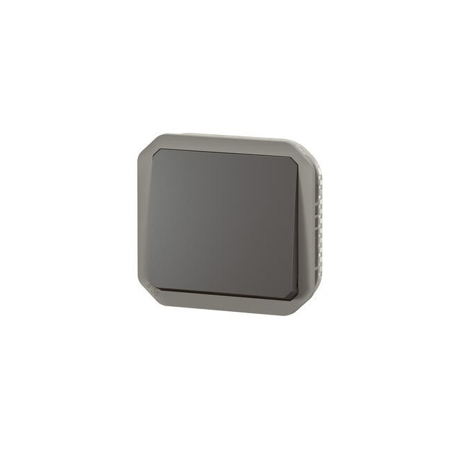 Poussoir NO composable Anthracite Plexo