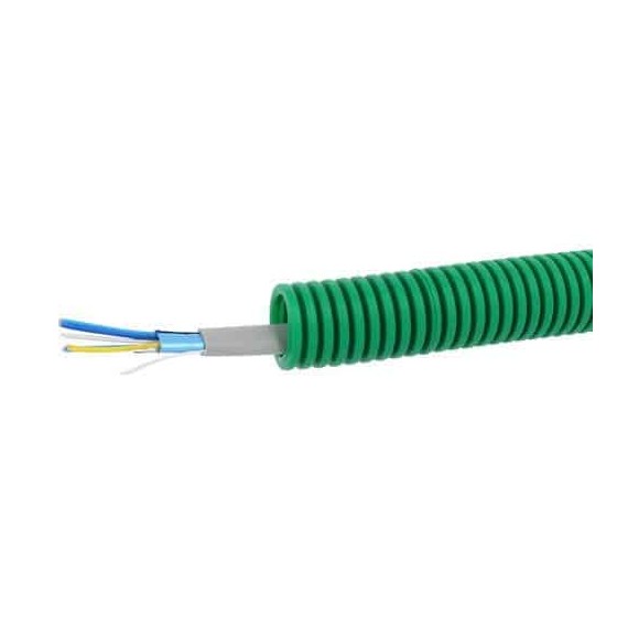 Conduit ICTA Chronofil® Ø20mm pour courant faible Int.Syst 3P 8/10 - RAL6029