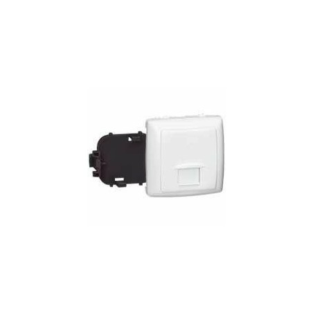 Prise RJ45 numéris ou internet 8 contacts Appareillage saillie composable - blanc