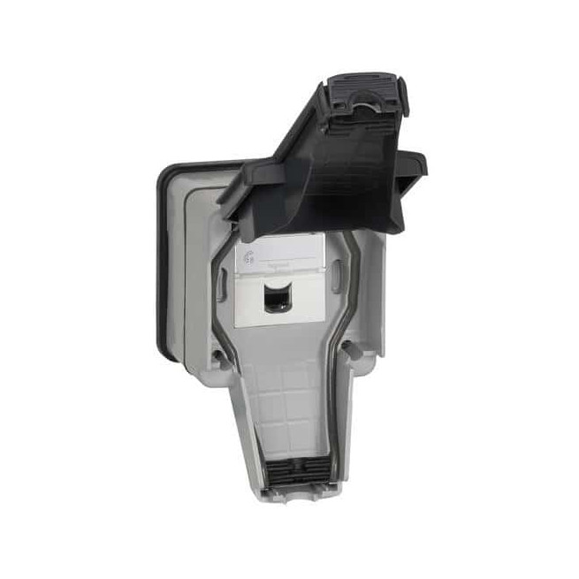Prise RJ45 Cat.6 FTP complète Gris Plexo 66