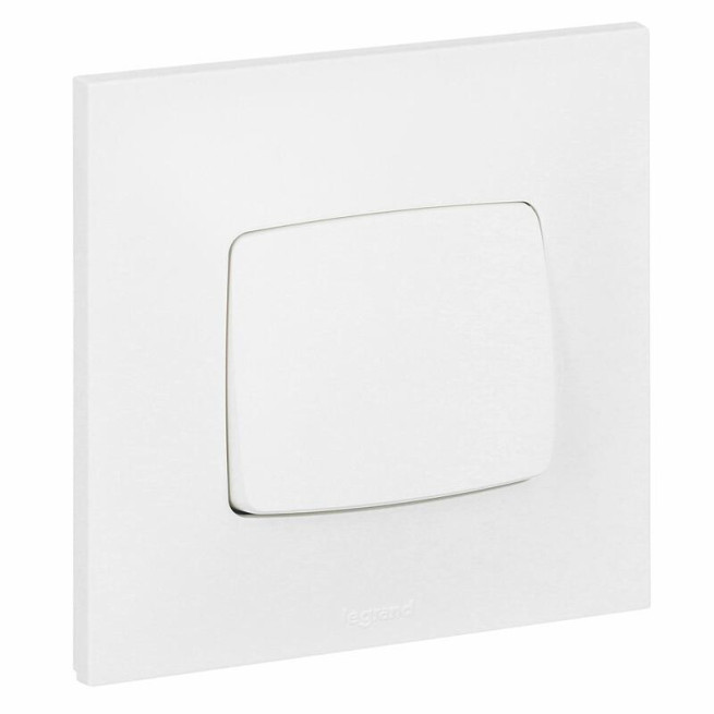 Interrupteur va-et-vient 10A Blanc Neptune