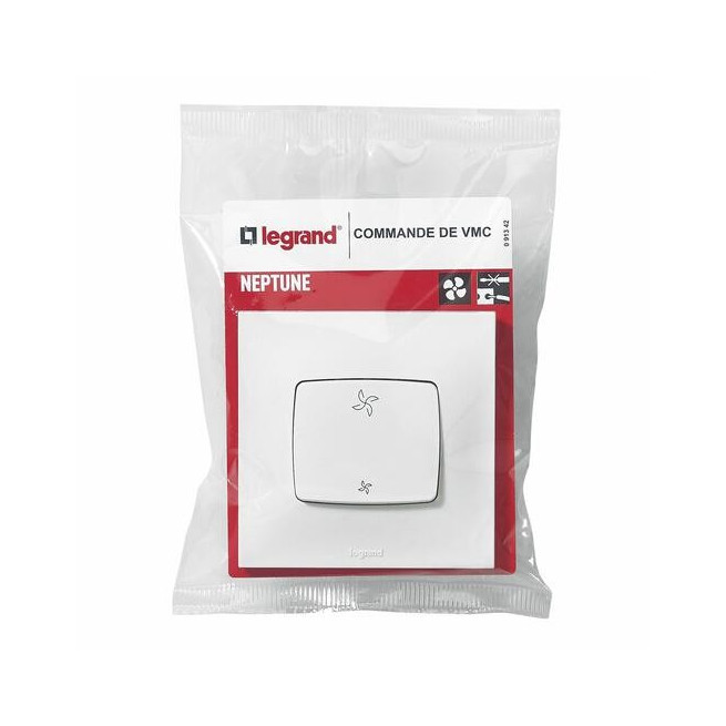 Commande VMC 10A bornes auto Blanc Neptune