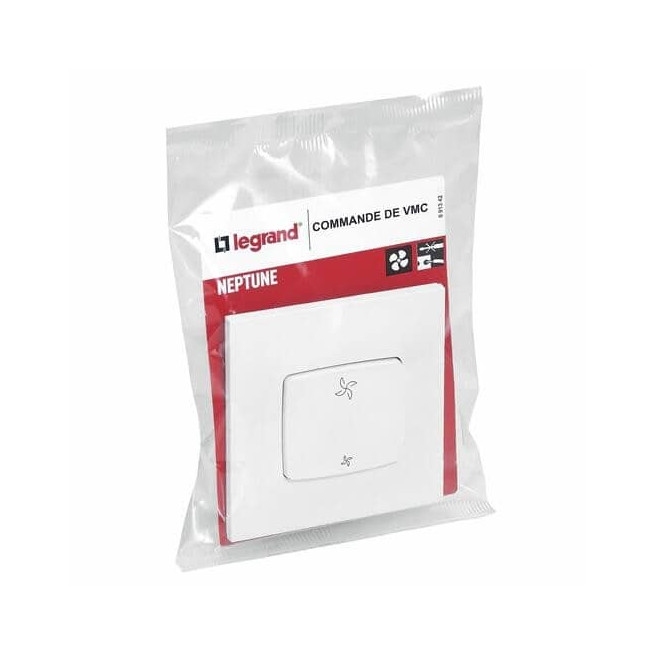 Commande VMC 10A bornes auto Blanc Neptune