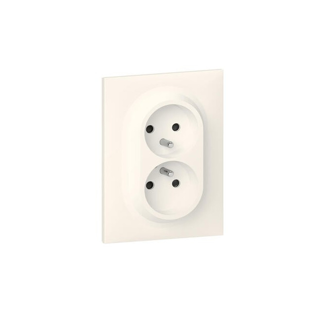 Double prise compacte EasyRéno Dooxie Legrand 2P+T 16A