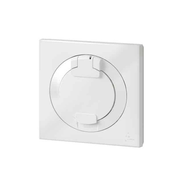 Prise 2P+T à puits 16A Blanc Dooxie One