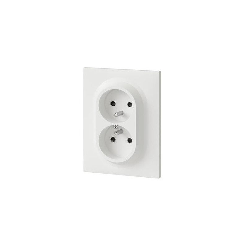 Double prise EasyRéno 2P+T 16A Dooxie One Legrand