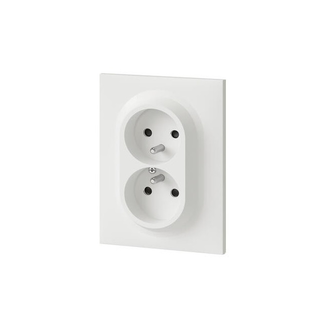 Double prise EasyRéno 2P+T 16A Dooxie One Legrand
