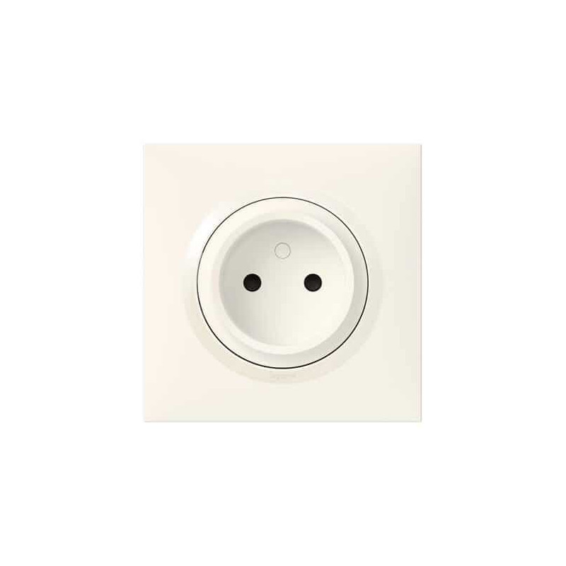 Prise 2P à puits 16A Dooxie One Legrand avec plaque