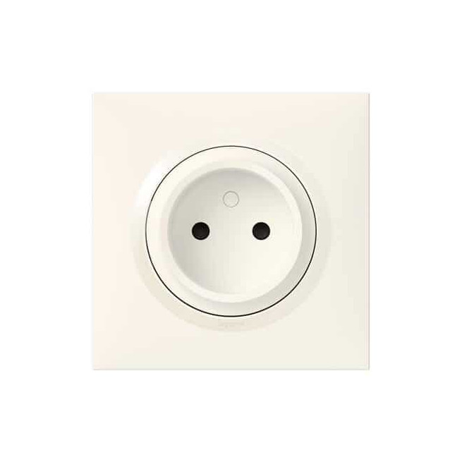 Prise 2P à puits 16A Dooxie One Legrand avec plaque