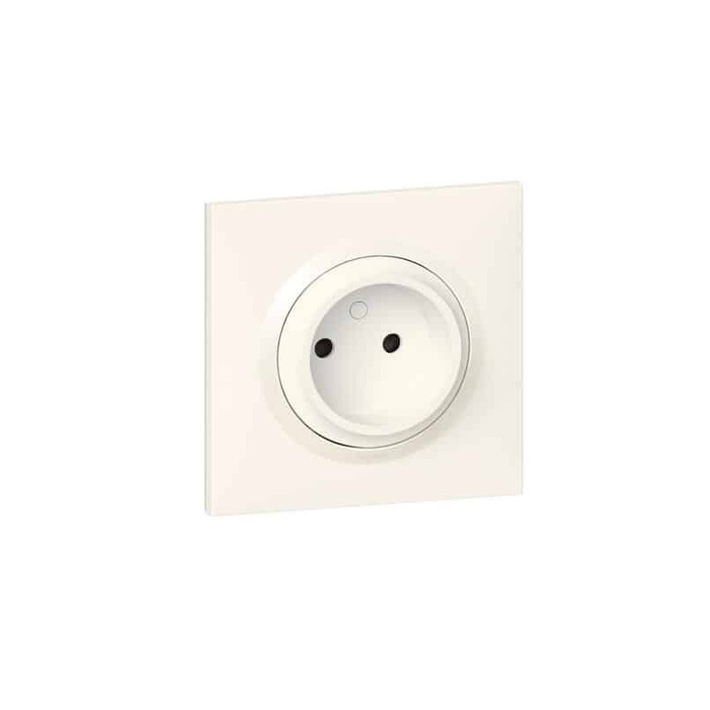 Prise 2P à puits 16A Dooxie One Legrand avec plaque