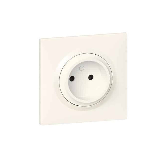 Prise 2P à puits 16A Dooxie One Legrand avec plaque