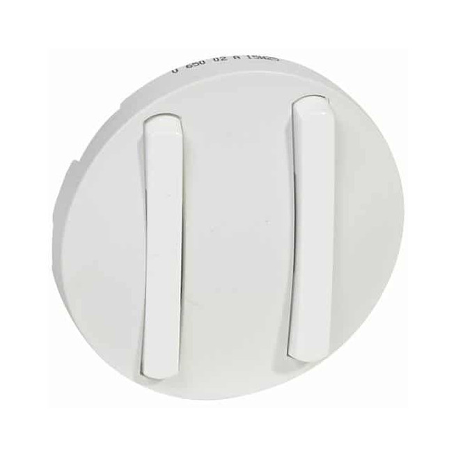Enjoliveur étroit double Blanc Céliane