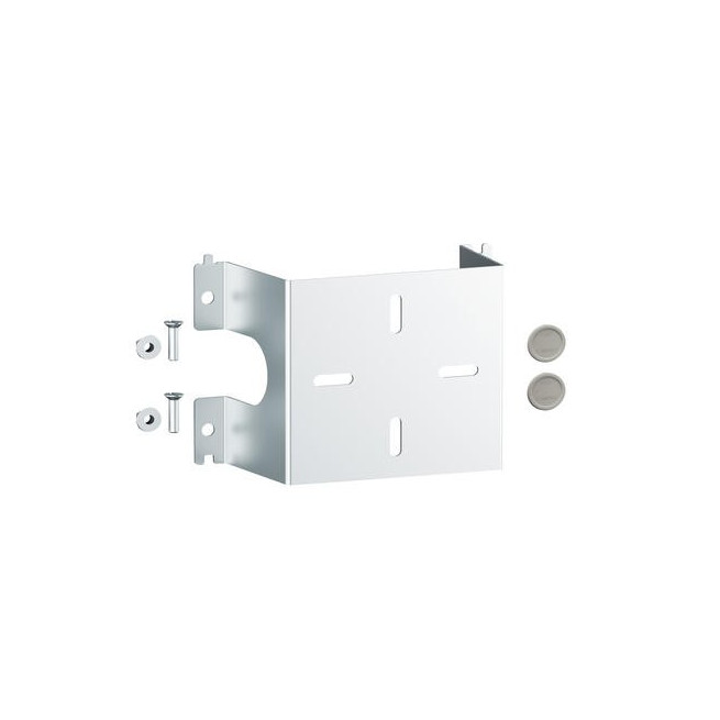 Rehausse inox 1 poste panneau sandwich Plexo
