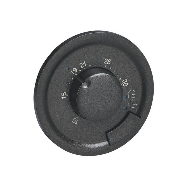 Enjoliveur thermostat d'ambiance Graphite Céliane