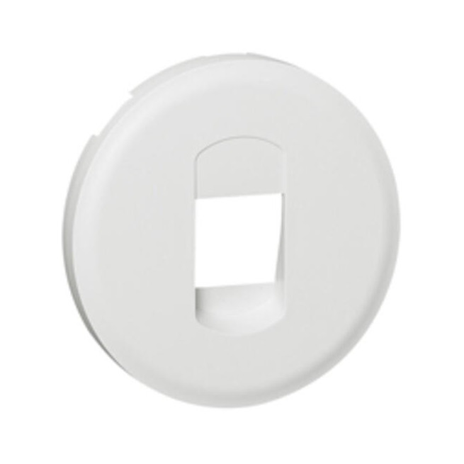 Enjoliveur prise haut-parleur simple Blanc Céliane