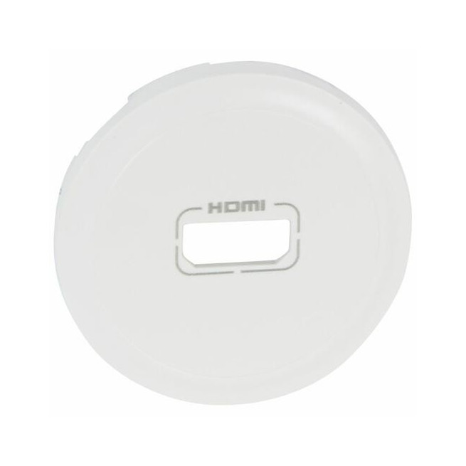 Enjoliveur prise HDMI Blanc Céliane