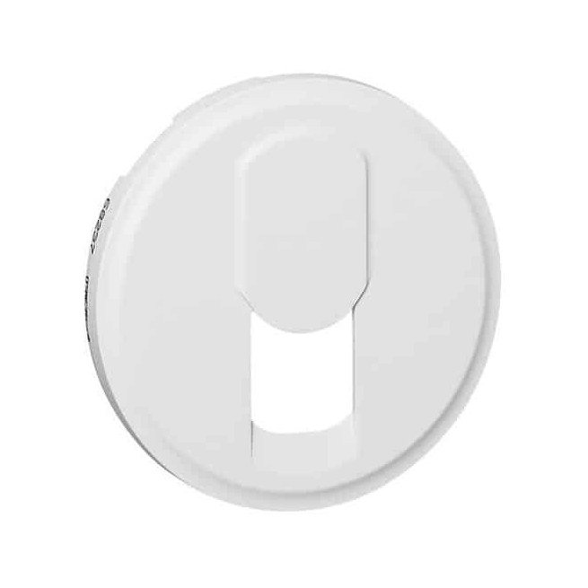 Enjoliveur prise téléphone réseau Blanc Céliane