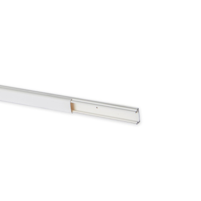Moulure 1 compartiment - 22 x 12,5 mm - Longueur 2 m - Blanc - Optima TM