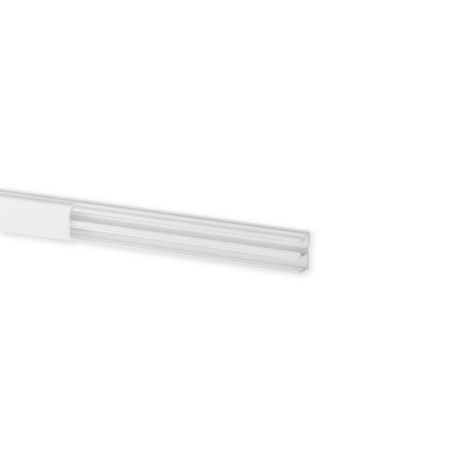 Moulure 2 compartiments - 22 x 12,5 mm - Longueur 2 m - Blanc - Optima TM