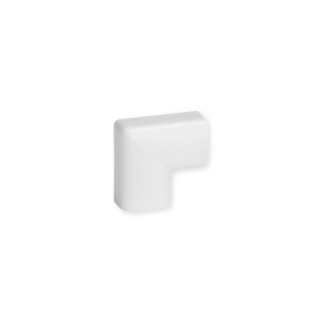 Angle plat - Pour 22 x 12,5 mm - Blanc - Optima TM