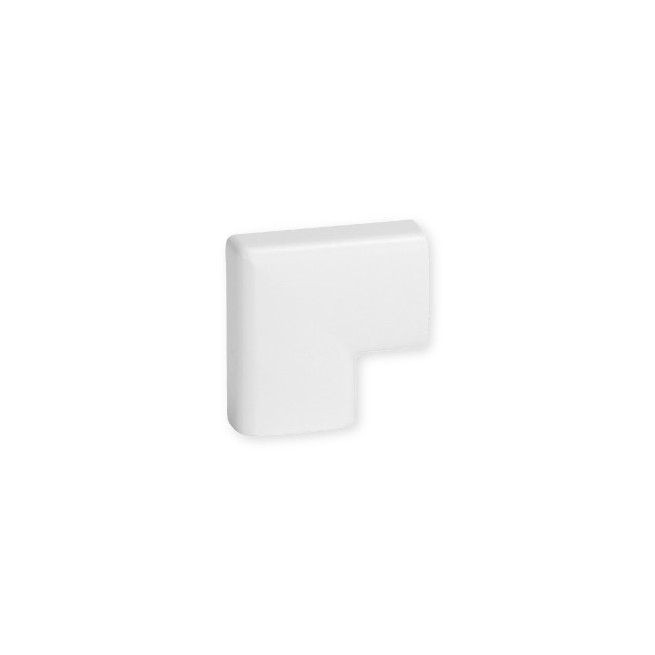 Angle plat - Pour 32 x 12,5 mm - Blanc - Optima TM