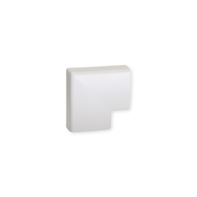 Angle plat - Pour 52 x 20 mm - Blanc - Optima TM