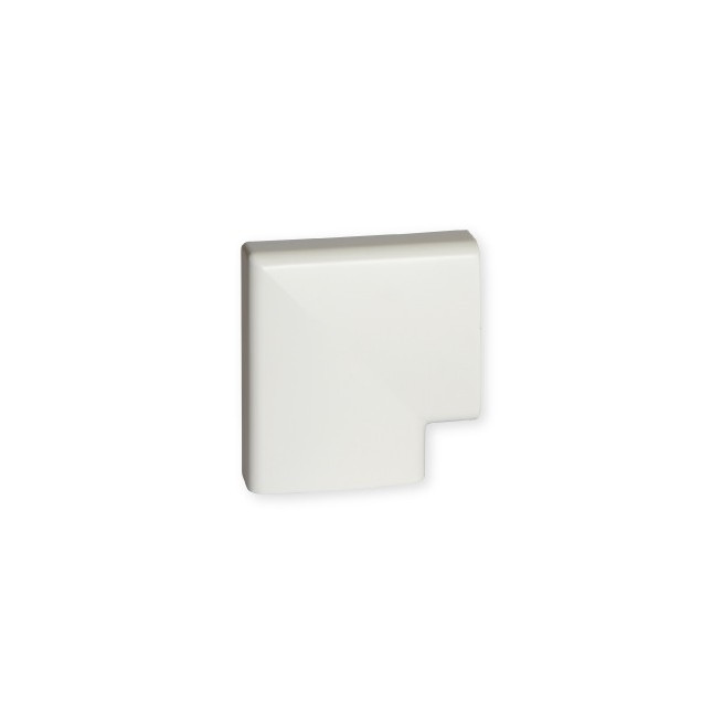 Angle plat - Pour 80 x 22 mm - Blanc - Optima TM