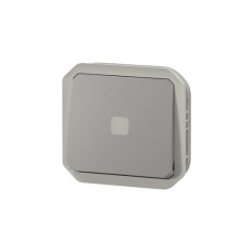 Interrupteur témoin sans neutre 4AX Gris Plexo
