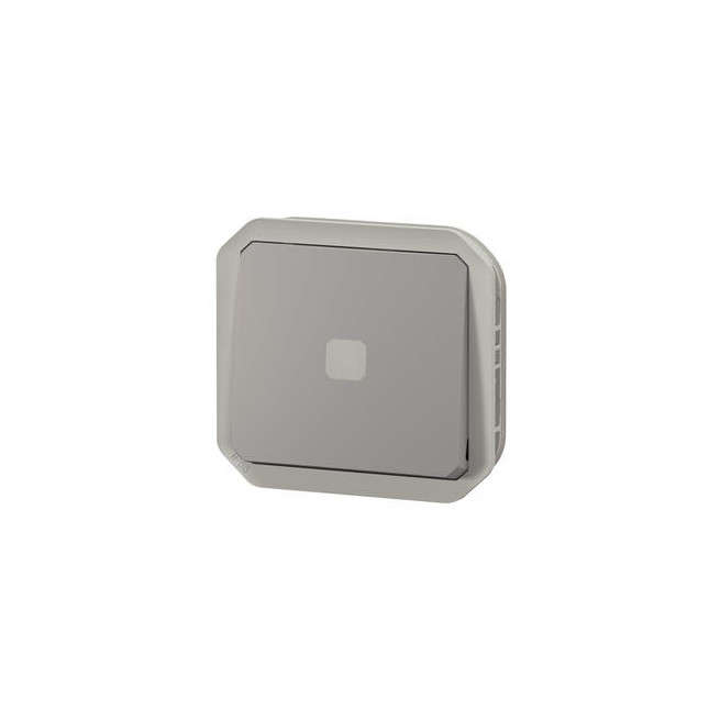 Interrupteur témoin sans neutre 4AX Gris Plexo