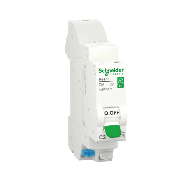 Disjoncteur modulaire - 1P + N - 6 A - Courbe C - Embrochable - Resi9 XE