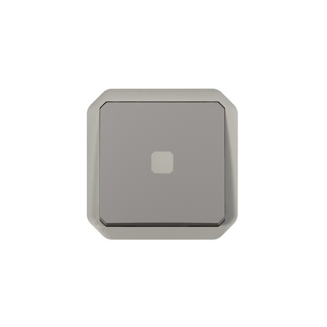 Interrupteur témoin sans neutre 4AX Gris Plexo
