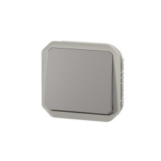 Poussoir NO composable Gris Plexo