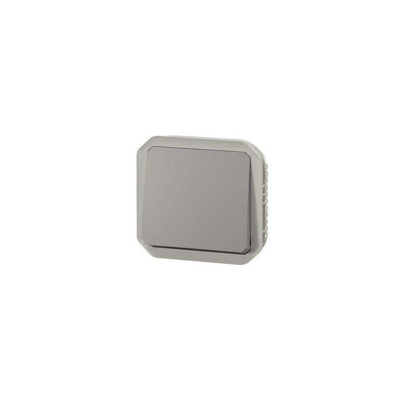 Poussoir NO composable Gris Plexo