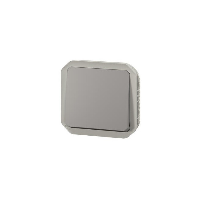 Poussoir NO composable Gris Plexo