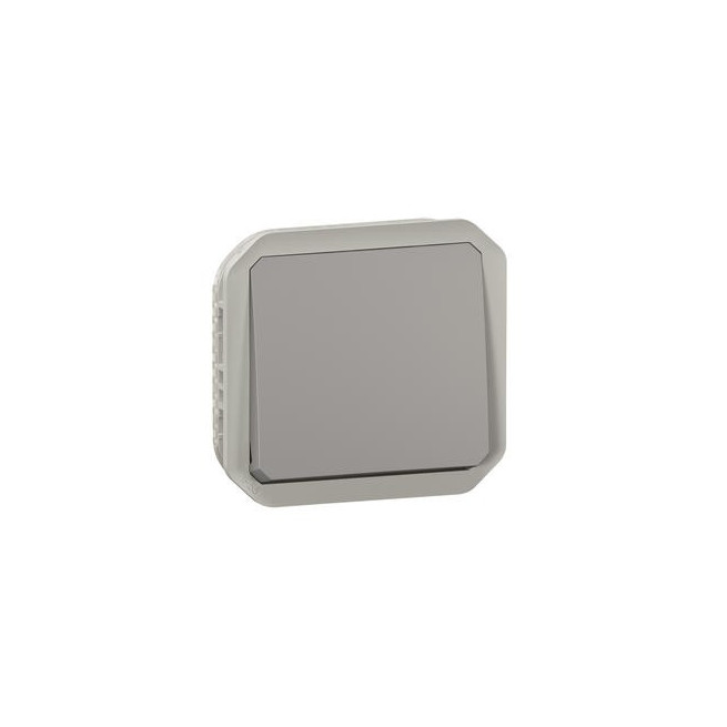Poussoir NO composable Gris Plexo