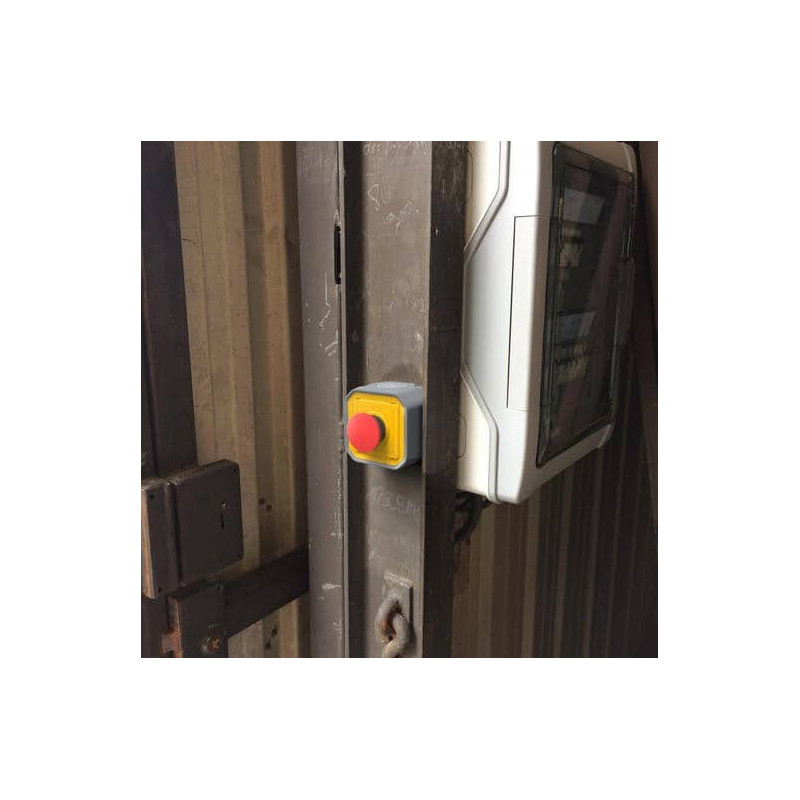 Coup de poing d'urgence Jaune Plexo