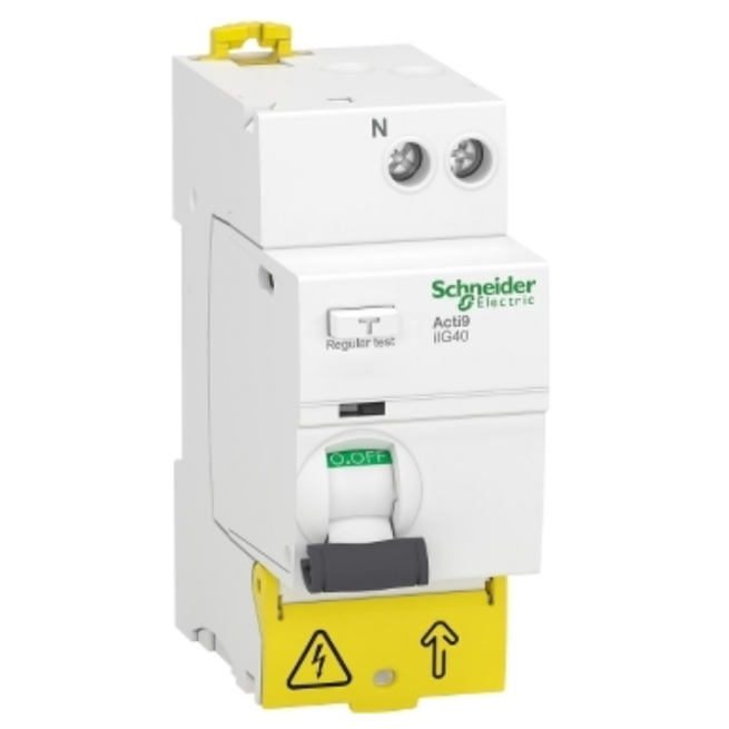 Disjoncteur différentiel - Tête de groupe - 1P + N - 40 A - 30 mA - Type AC - Acti9 iIG40