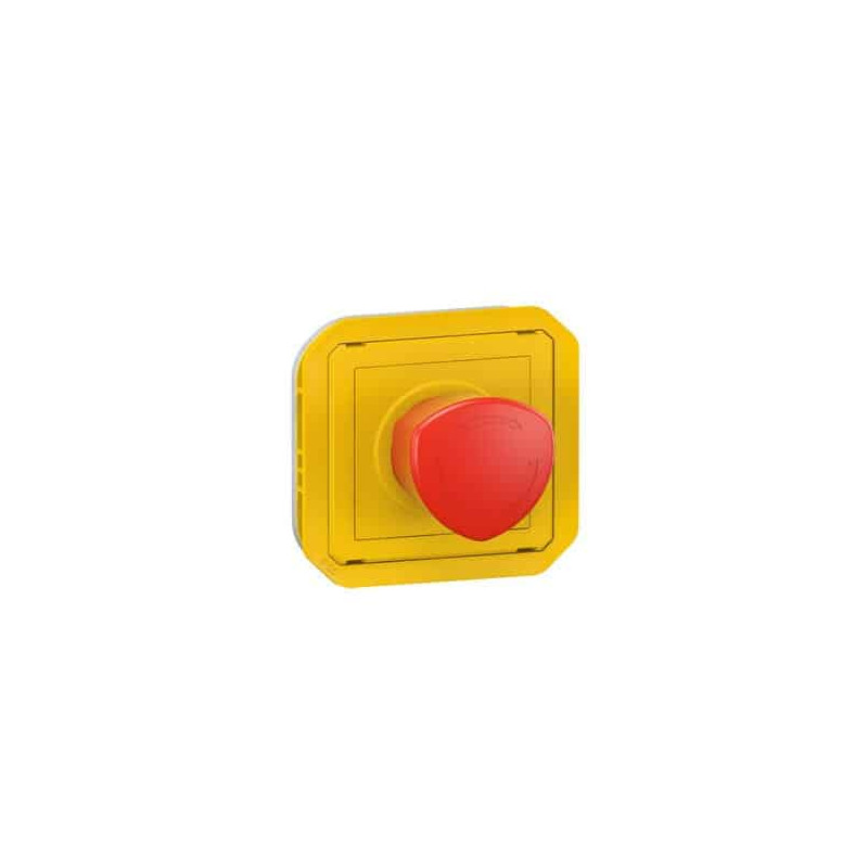 Coup de poing urgence 1/4 tour Jaune Plexo