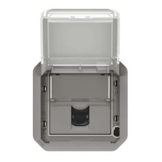 Prise RJ45 Cat.6 STP Gris Plexo