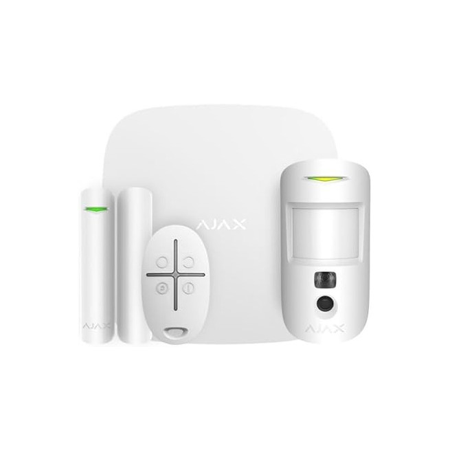 AJAX Alarm Security StarterKIT CAM/Plus White 20294