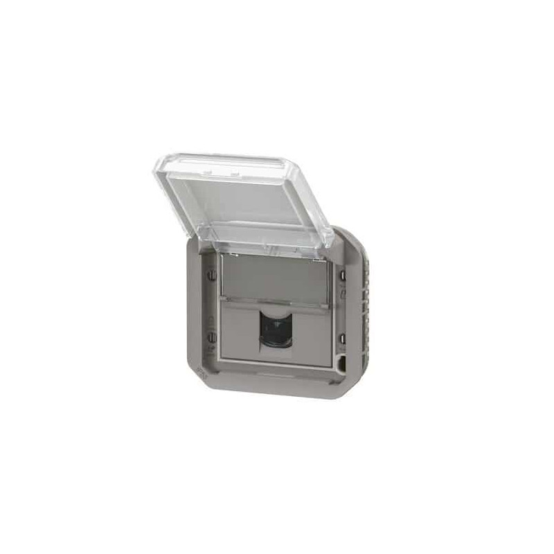 Prise RJ45 Cat.6 FTP composable Gris Plexo