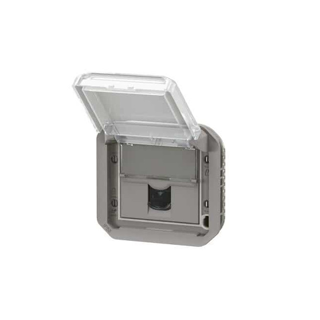 Prise RJ45 Cat.6 FTP composable Gris Plexo