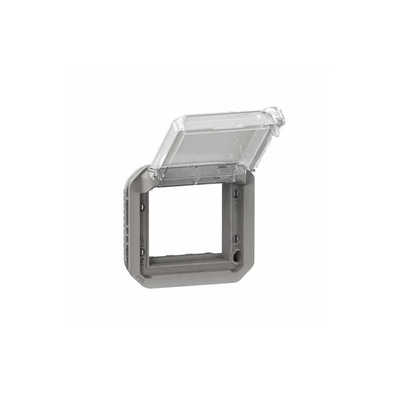 Adaptateur Mosaic verrouillable Gris Plexo