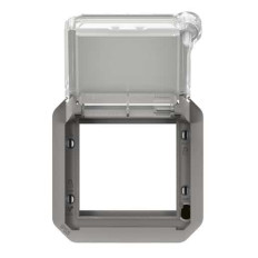 Adaptateur Mosaic verrouillable Gris Plexo