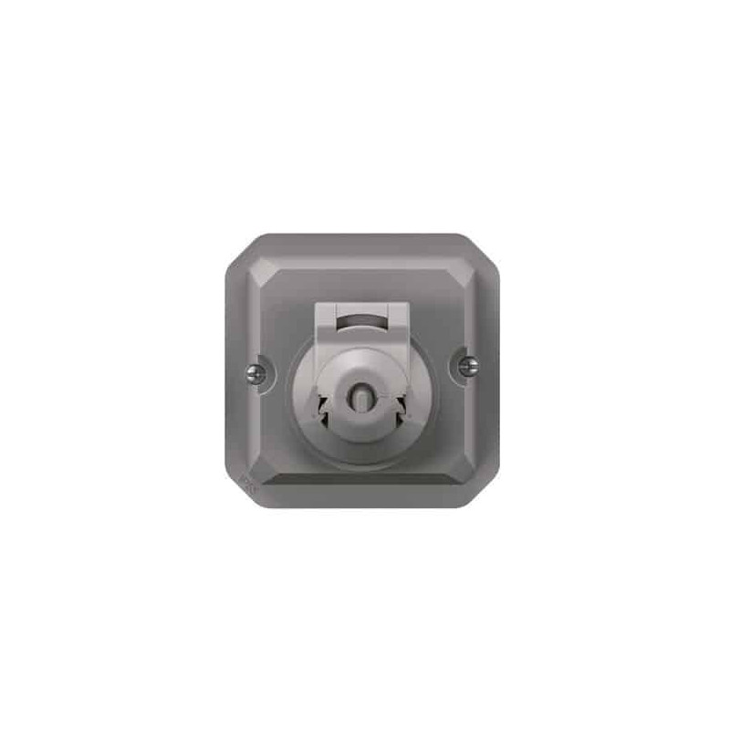 Adaptateur prise RJ45 Mosaic Gris Plexo