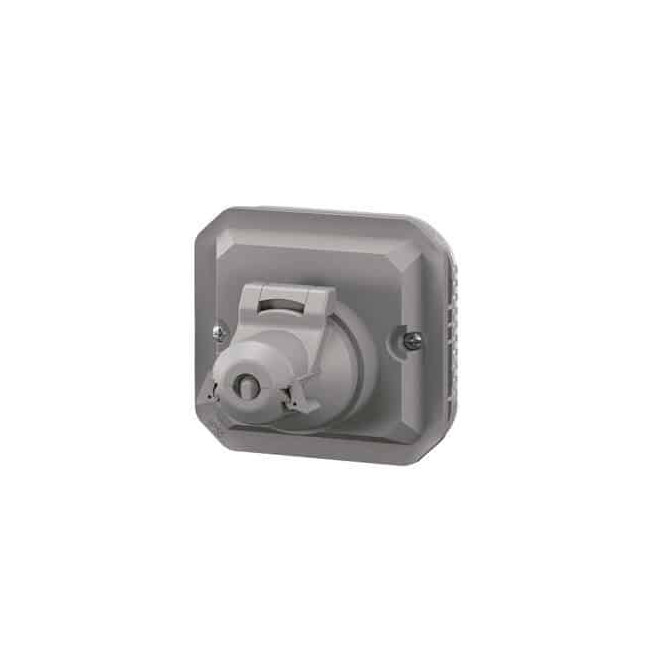 Adaptateur prise RJ45 Mosaic Gris Plexo