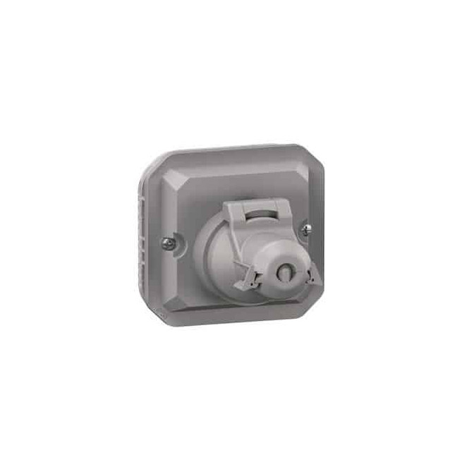 Adaptateur prise RJ45 Mosaic Gris Plexo