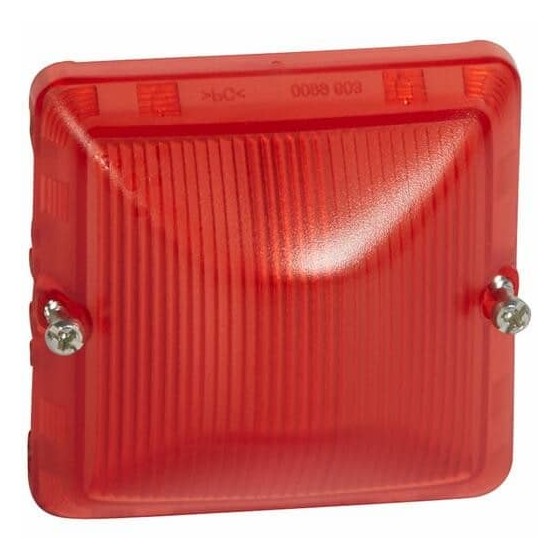 Diffuseur étanche pour lampe rouge Plexo composable IP55 - gris et blanc