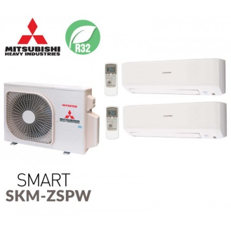 Bi-split SMART SCM40ZS-W + 2 SKM20ZSP-W Mitsubishi Heavy Industries